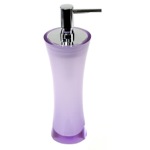 Soap Dispenser, Gedy AU80-63, Free Standing Soap Dispenser Made From Thermoplastic Resins in Purple Finish